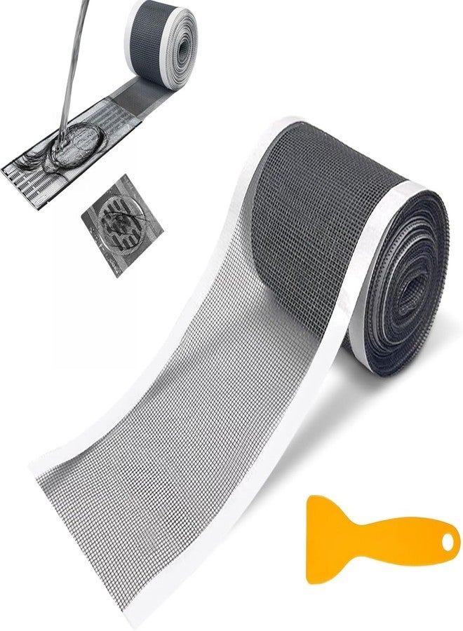 Dec Kitchenpro Disposable Shower Drain Sticker - Self-Adhesive Hair Catcher Mesh with Cleaning Shovel - Waterproof Sink Strainer for Bathroom and Kitchen - Clog Prevention Filters (Long) - Image 1